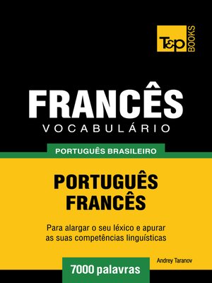 cover image of Vocabulário Português Brasileiro-Francês